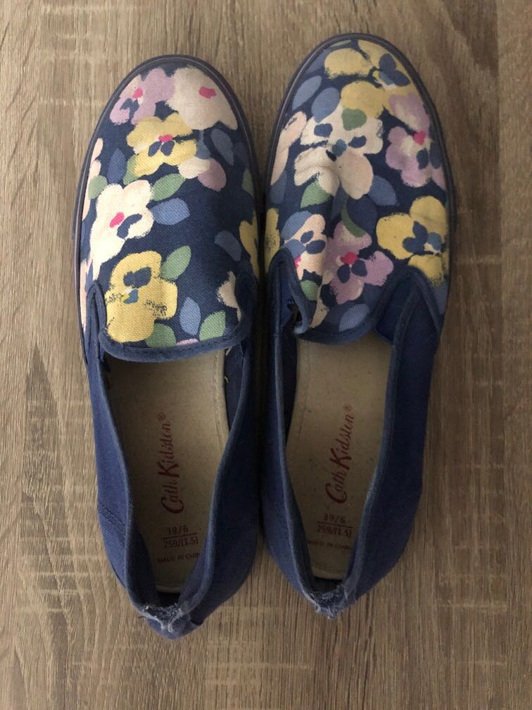 Cath Kidston Slip ons (free shipping), Women's Fashion, Footwear