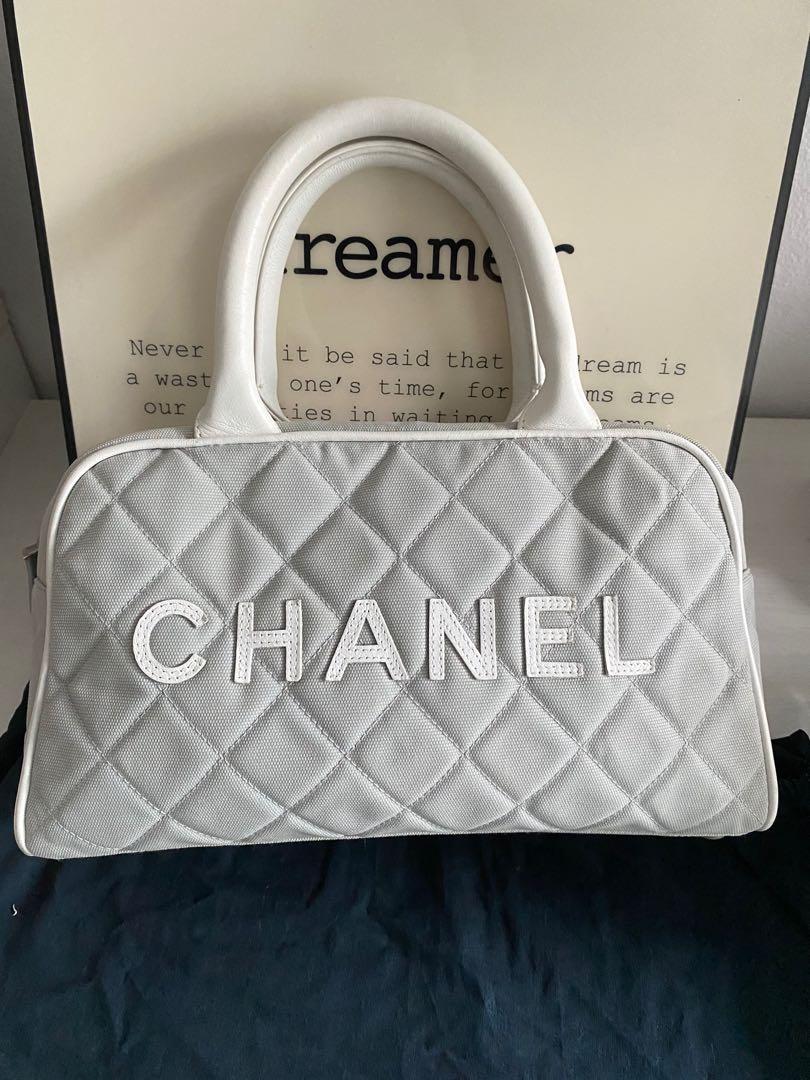 Chanel Vintage Bowler Bowling Bag, Luxury, Bags & Wallets on Carousell