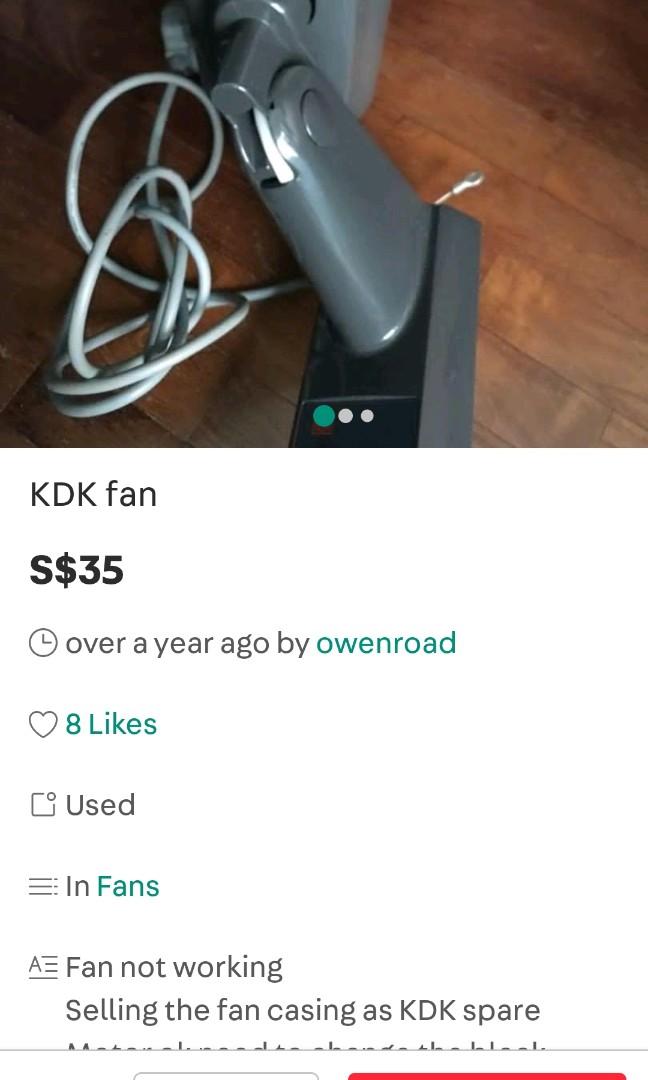 Cheapest kdk motor , kdk wall fan motor , kdk fan, Furniture & Home Living, Lighting & Fans