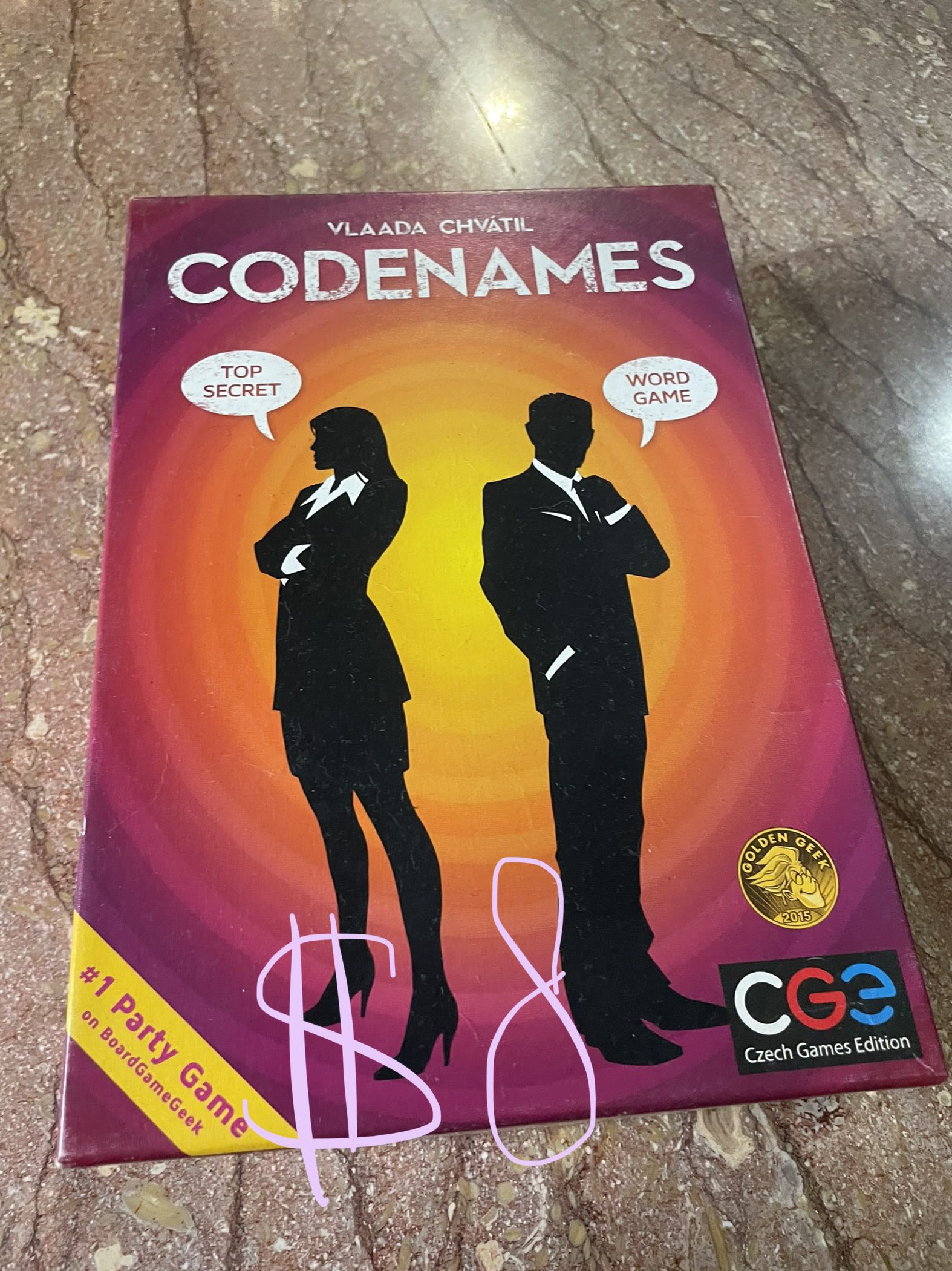 Codenames board game, Hobbies & Toys, Toys & Games on Carousell