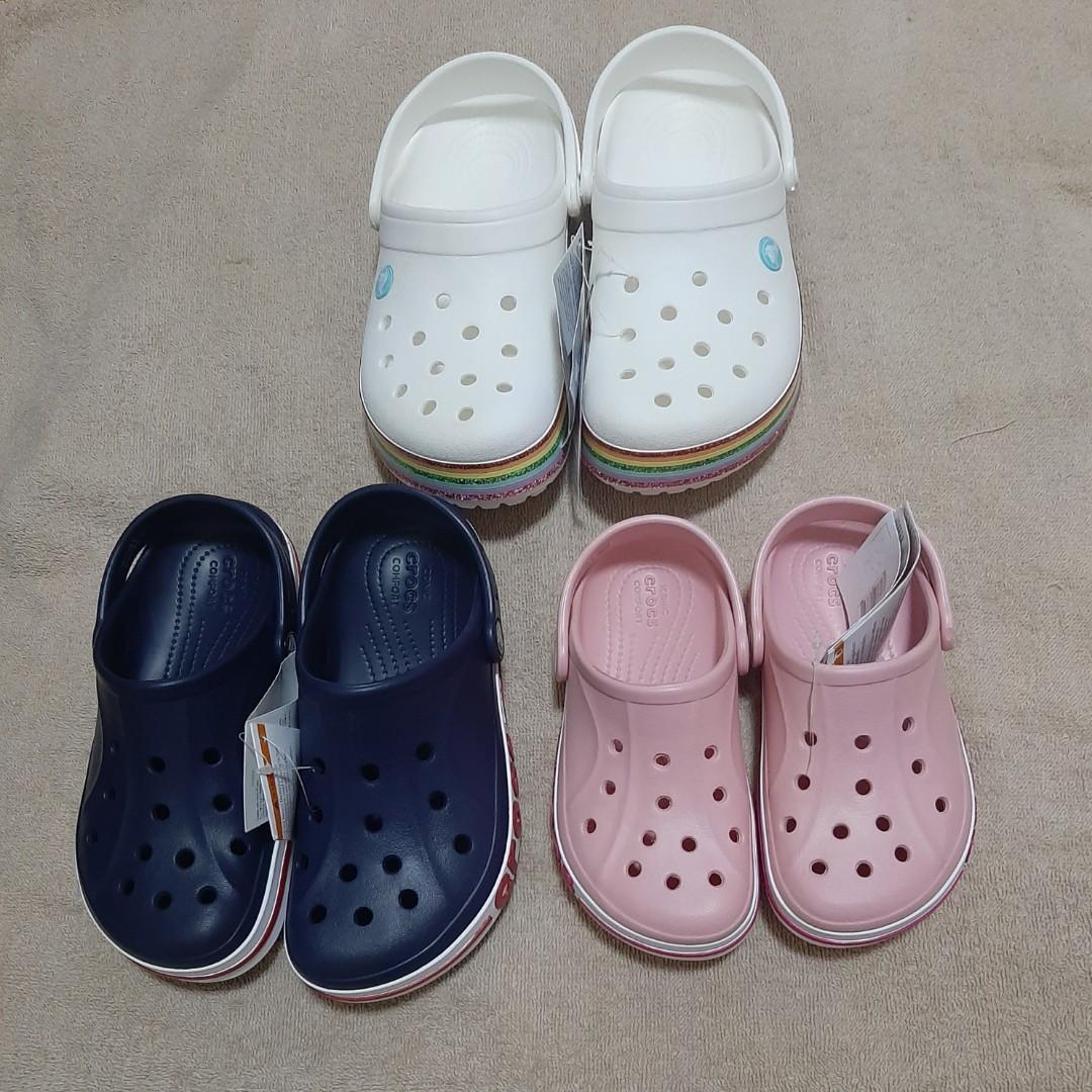 Crocs Rainbow Glitter Clog Kids, Babies & Kids, Babies & Kids Fashion