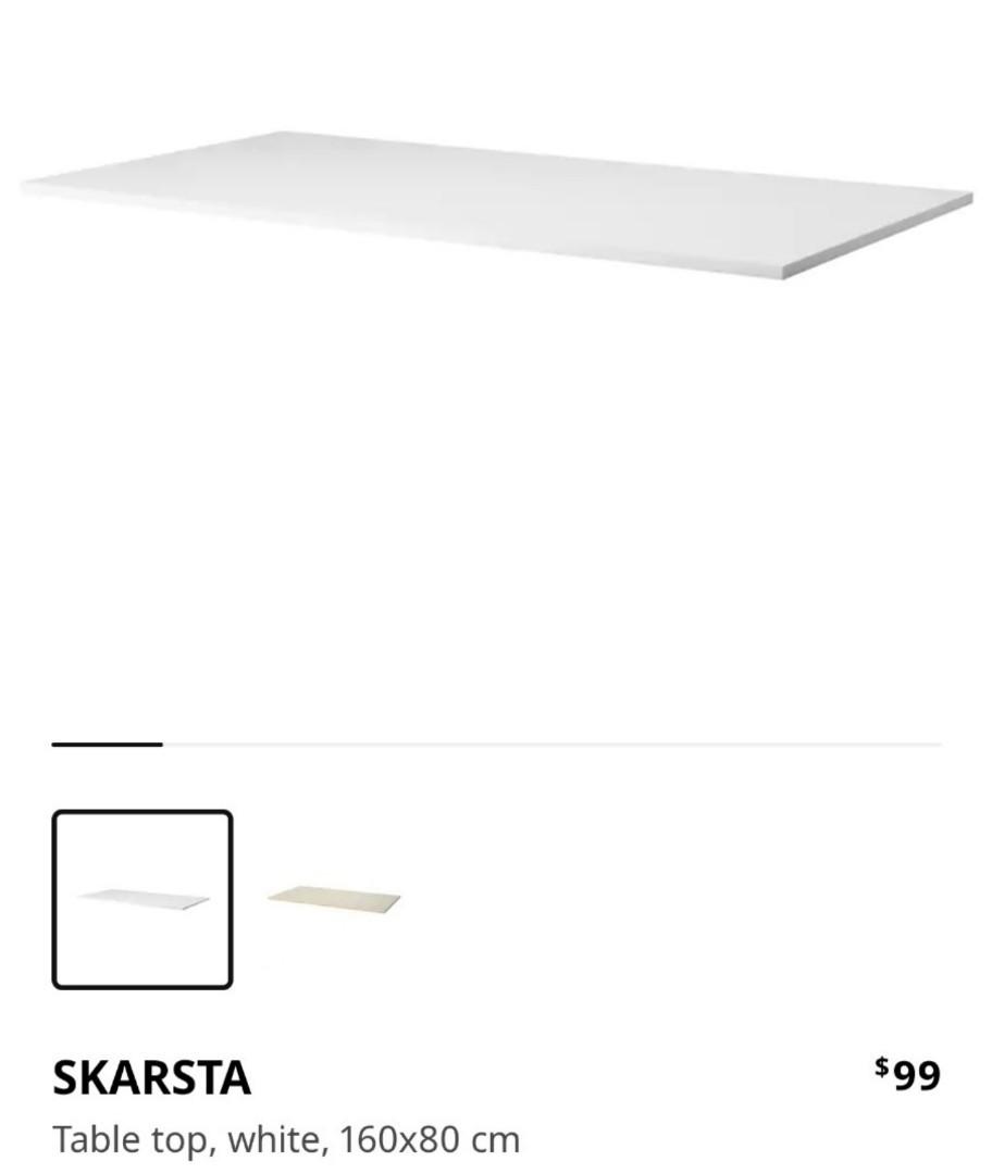Desk top ikea, Furniture & Home Living, Furniture, Tables & Sets on