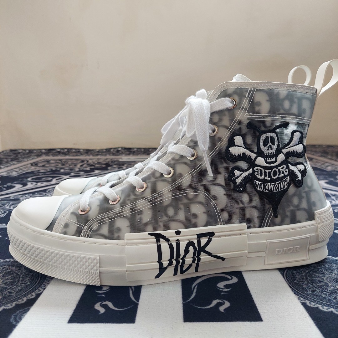 Dior Shawn Stussy Logo Flatform Slip On Sneakers on SALE  Saks OFF 5TH