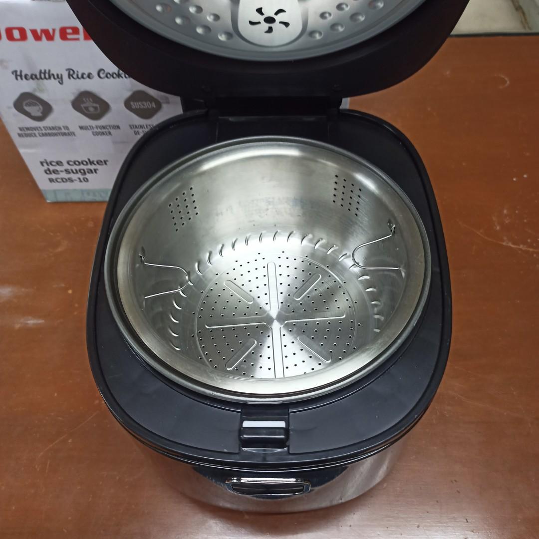 Low Sugar Rice Cooker Low Carb Healthy Multifunctional 1.8L (10 cups