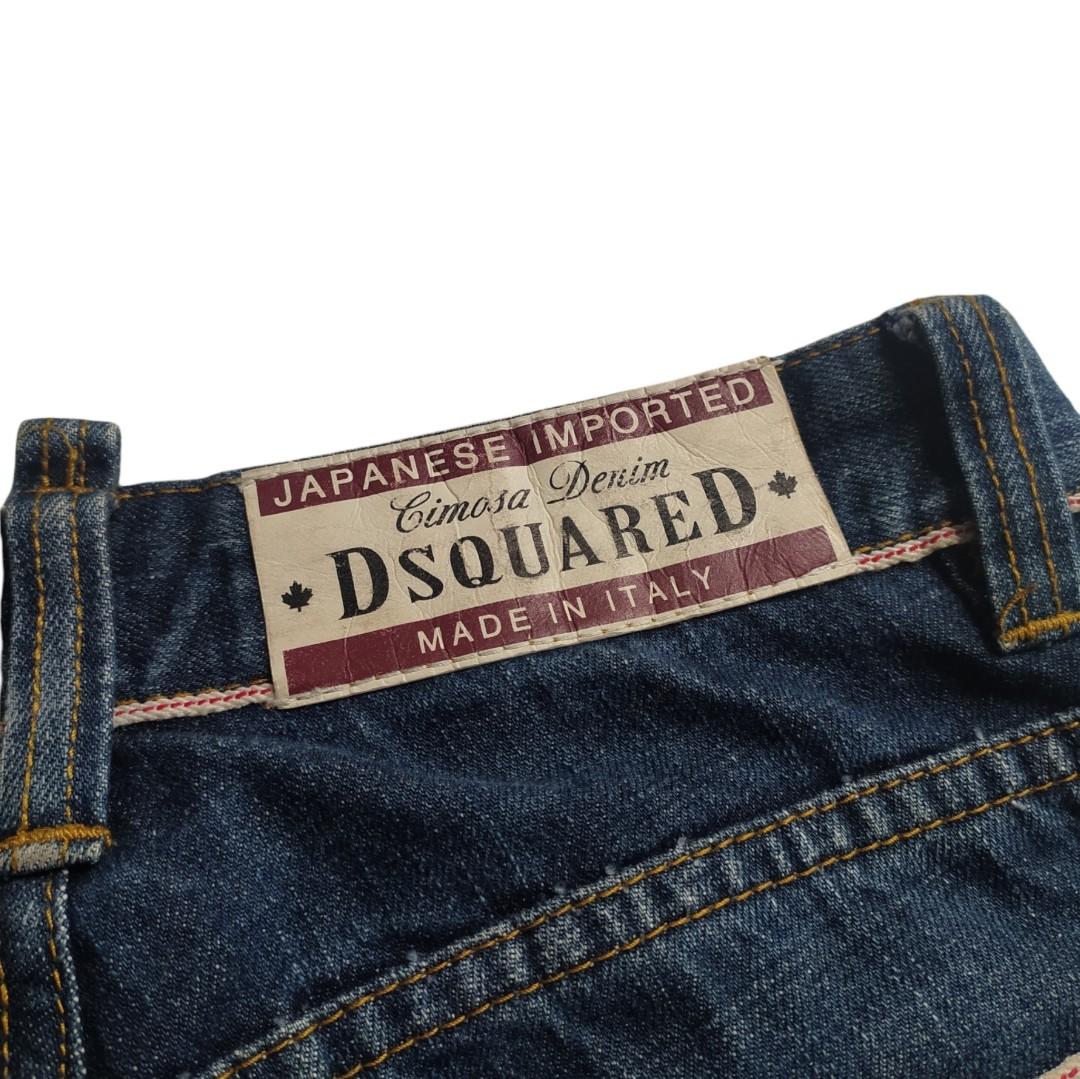 Dsquared Selvedge Paint Splatter Denim 