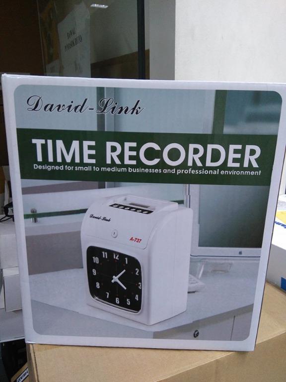 Electronic Bundy Clock Time Recorder, Computers & Tech, Office
