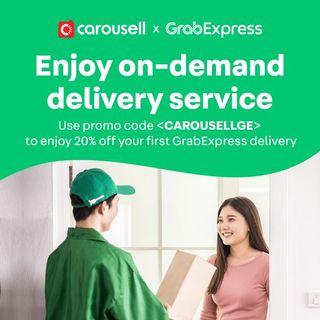 Enjoy 20% off your first GrabExpress delivery