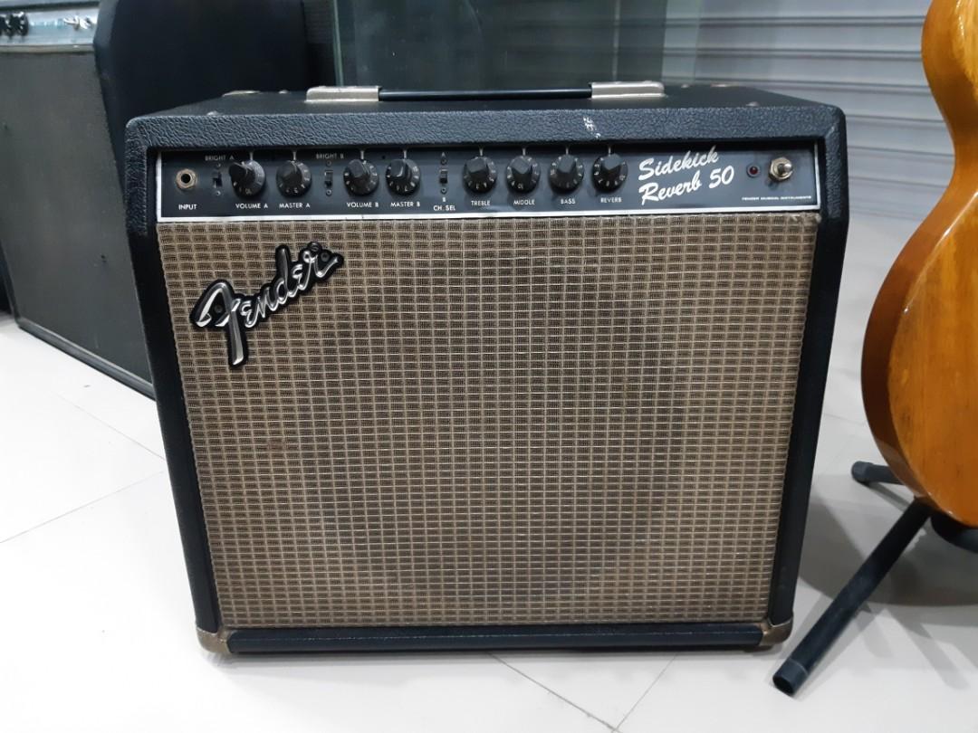 1984 Fender Japan Sidekick Reverb 50 ギターアンプ メンテ済 - アンプ