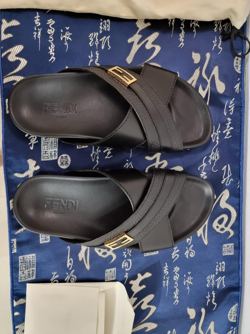 Fendi cross sandals clearance