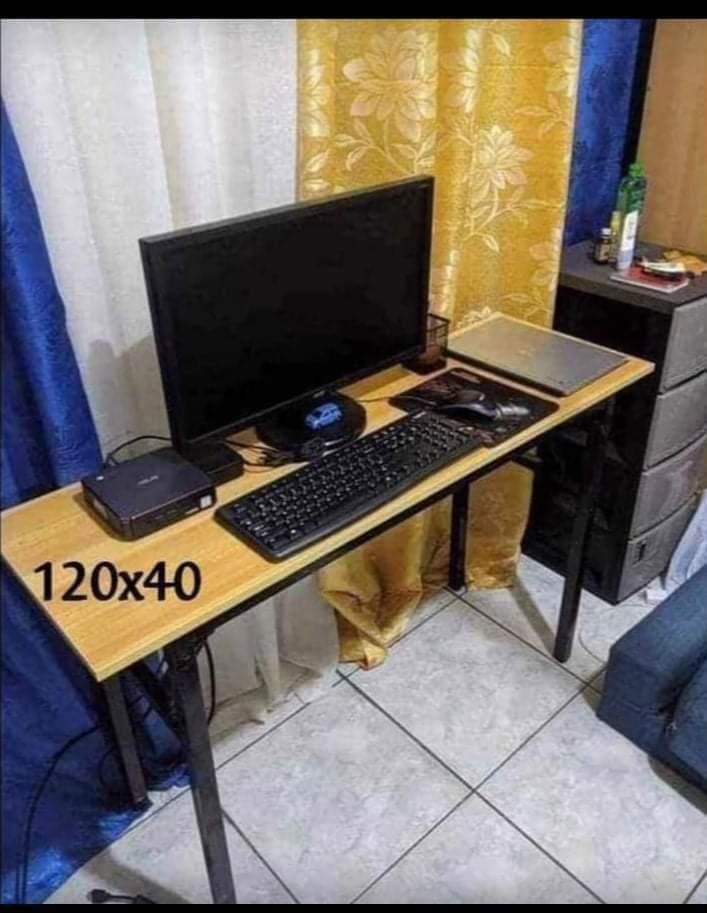 FOLDABLE COMPUTER TABLES AND OFFICE CHAIR, Furniture & Home Living