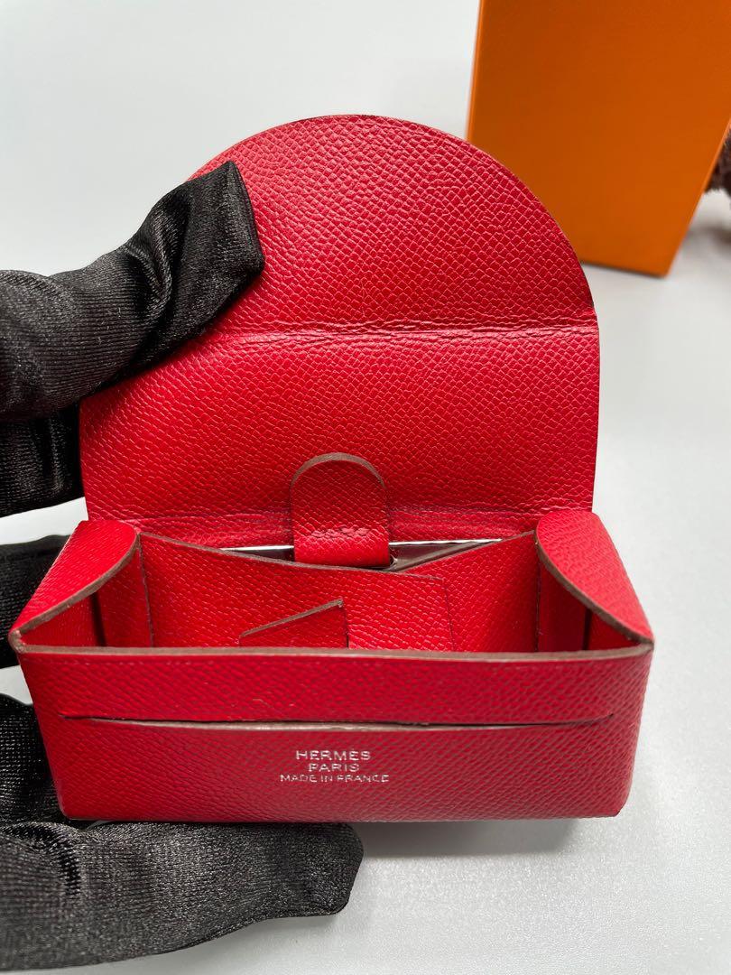 Hermès Epsom Lipstick Case - Red Bag Accessories, Accessories