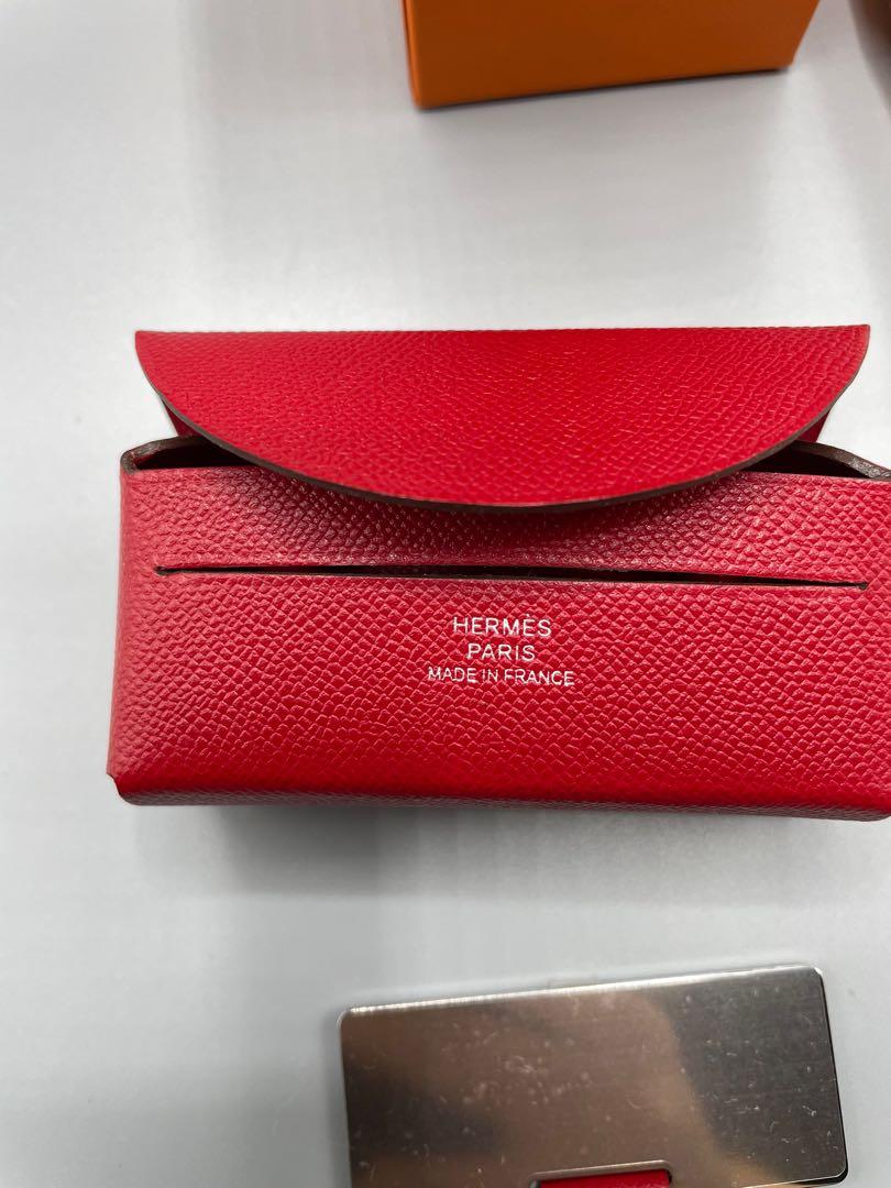 Hermès Epsom Lipstick Case - Red Bag Accessories, Accessories