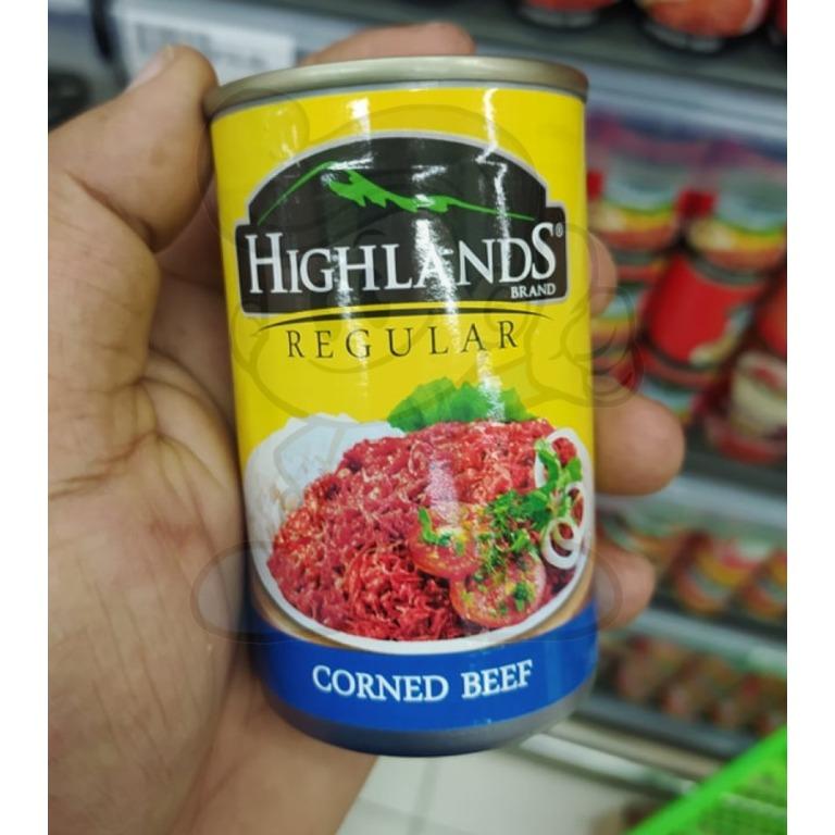Highlands Corned Beef Regular (10 x 150g) (Category: Packaged & Instant Food) located in Mandaluyong City. Submitted by tinderoboyph (Listing ID 1142213539, Image 3). Description: CHAT WITH US TO CONFIRM STOCK AVAILABILITY EXPIRATION DATE: FEB 1 2023 At affordable price Get it now! It’s time to move on to something better! You and your family will surely love the delicious taste and texture of Highlands Corned Beef Regular as this is made from 10