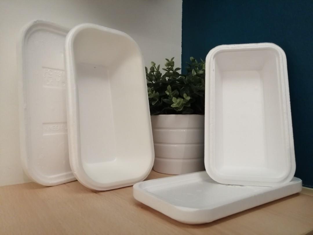 Icecream Styrofoam Boxes, Furniture & Home Living, Kitchenware