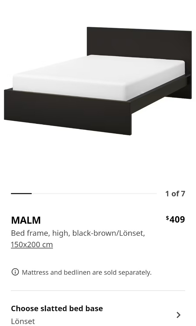 Ikea Malm Queen Size Bed Frame, Twin Size Bed Frame With Storage Ikea