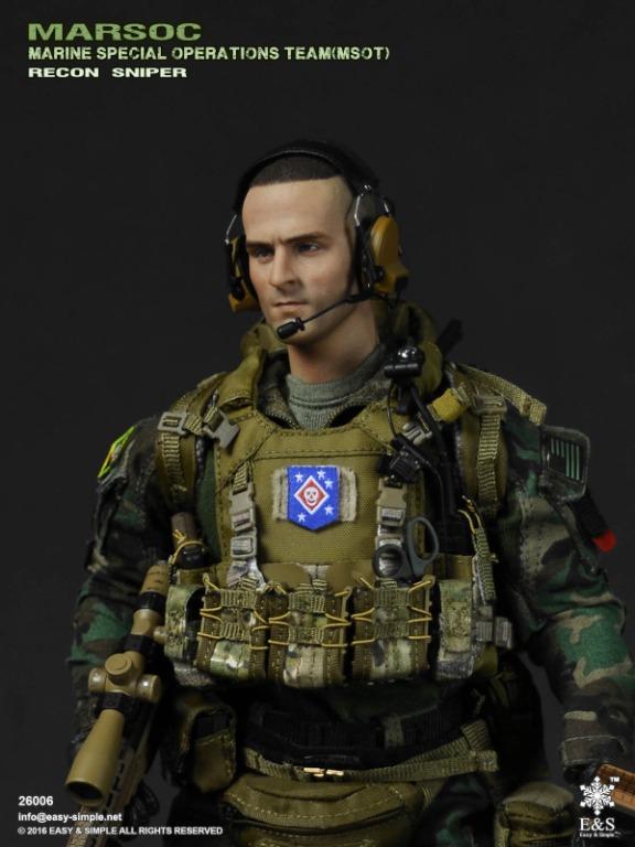 IN STOCK)Easy & Simple 26006 1/6 MARSOC MSOT Recon Sniper on