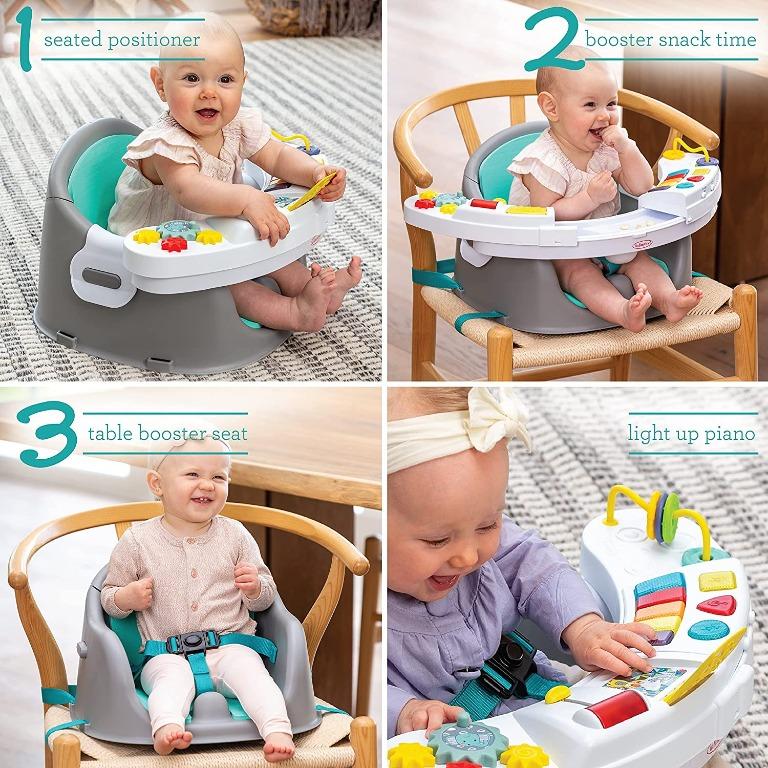 Infantino Music & Lights 3in1 Discovery Seat and Booster Convertible Booster, Infant