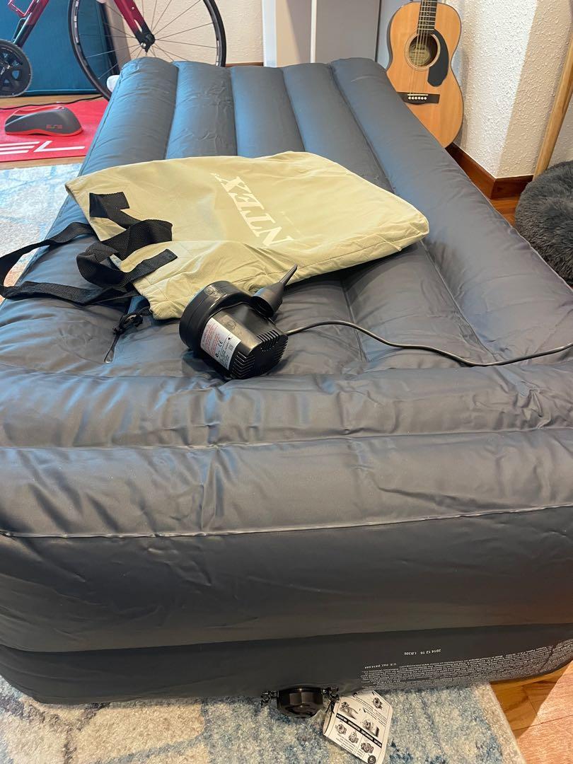 Inflatable single bed, Furniture & Home Living, Furniture, Bed Frames