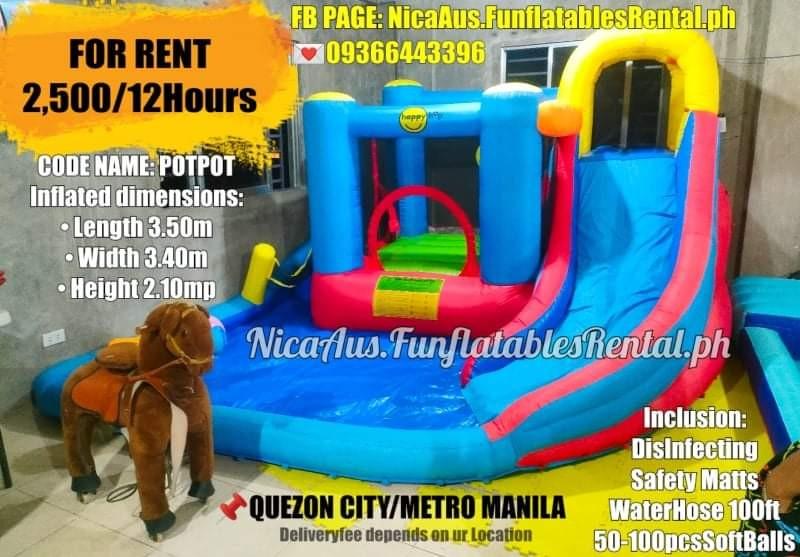 Inflatable Water Pool Slide Fo Rent, Hobbies & Toys, Toys & Games on