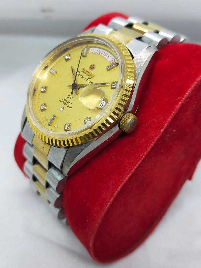 Harga jam titoni cosmo king 25 hotsell jewels rotomatic