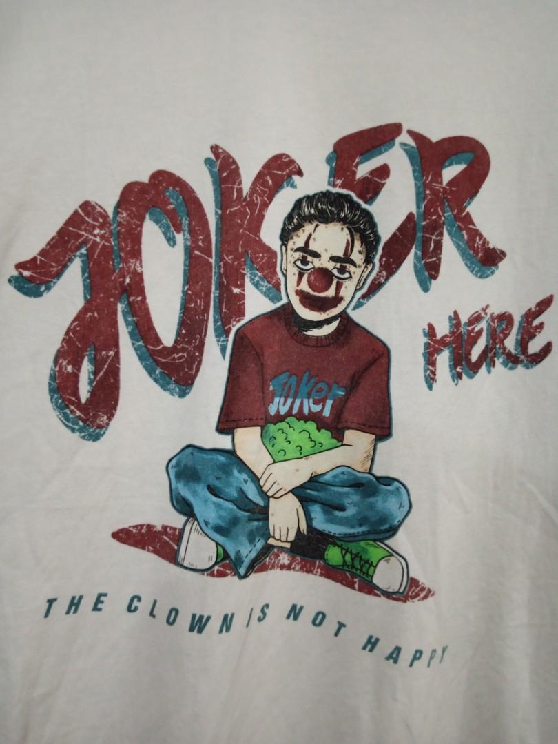 Joker not clown t shirt shop