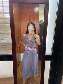 Karimadon Purple Cocktail Dress