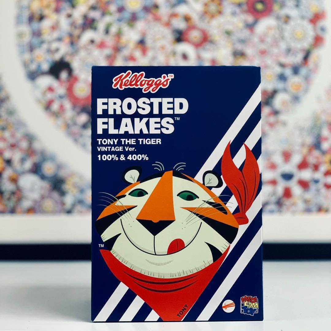 KELLOGG'S TONY THE TIGER VINTAGE BEARBRICK 100% + 400% 家樂氏東尼