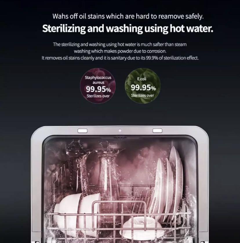 Korean Brand 5L Portable Dishwasher, TV & Home Appliances, Kitchen