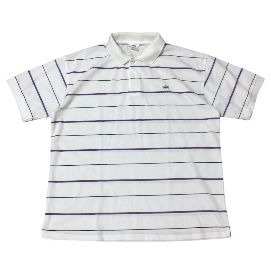 Lacoste Polo Shirt (White/Purple CW 