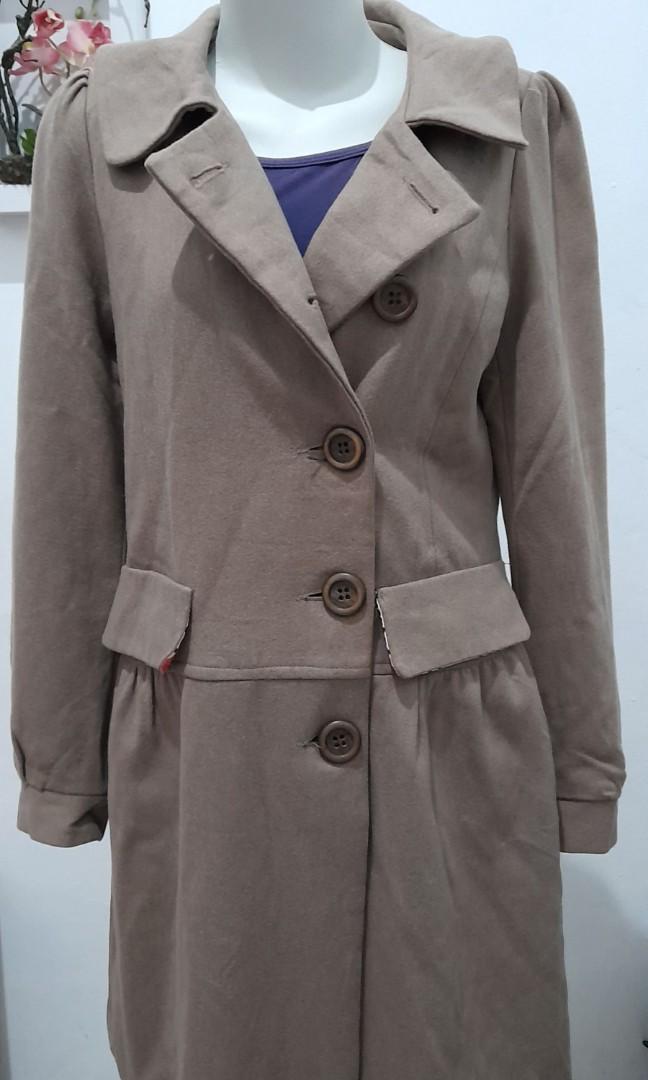 long wool overcoat