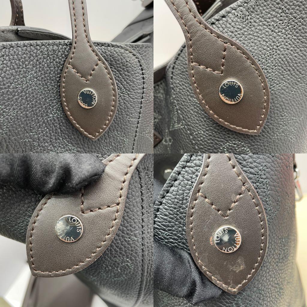 Louis Vuitton Black Mahina Leather Hina MM – myGemma