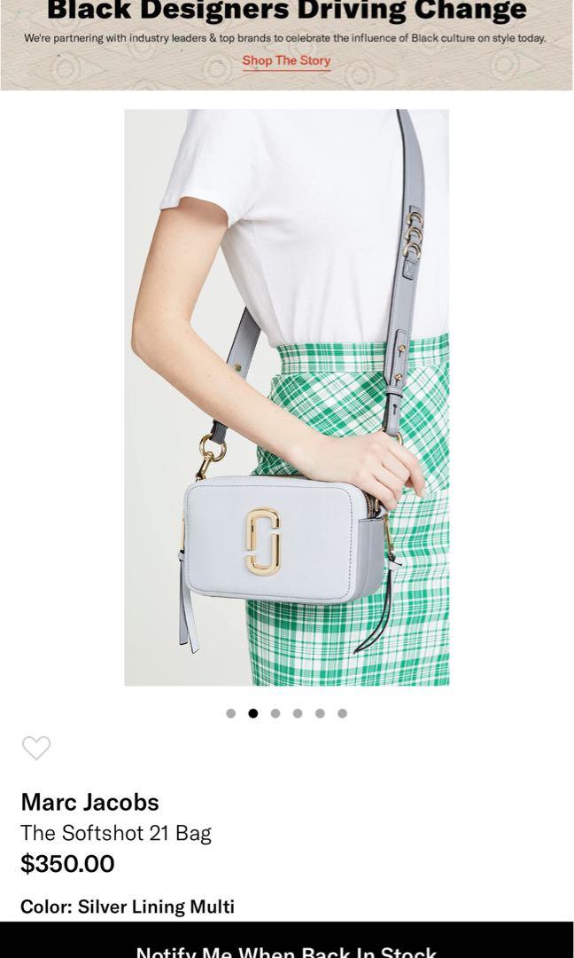 Marc jacobs softshot 21 white on sale