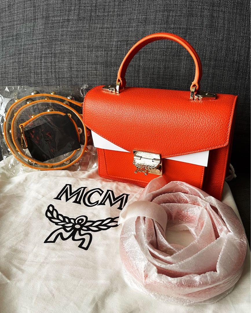 Mcm shop bag orange