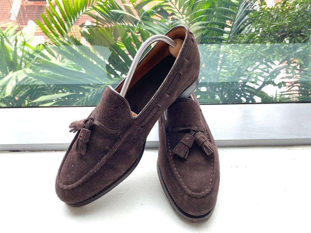 Meermin Brown Suede Tassel Loafer