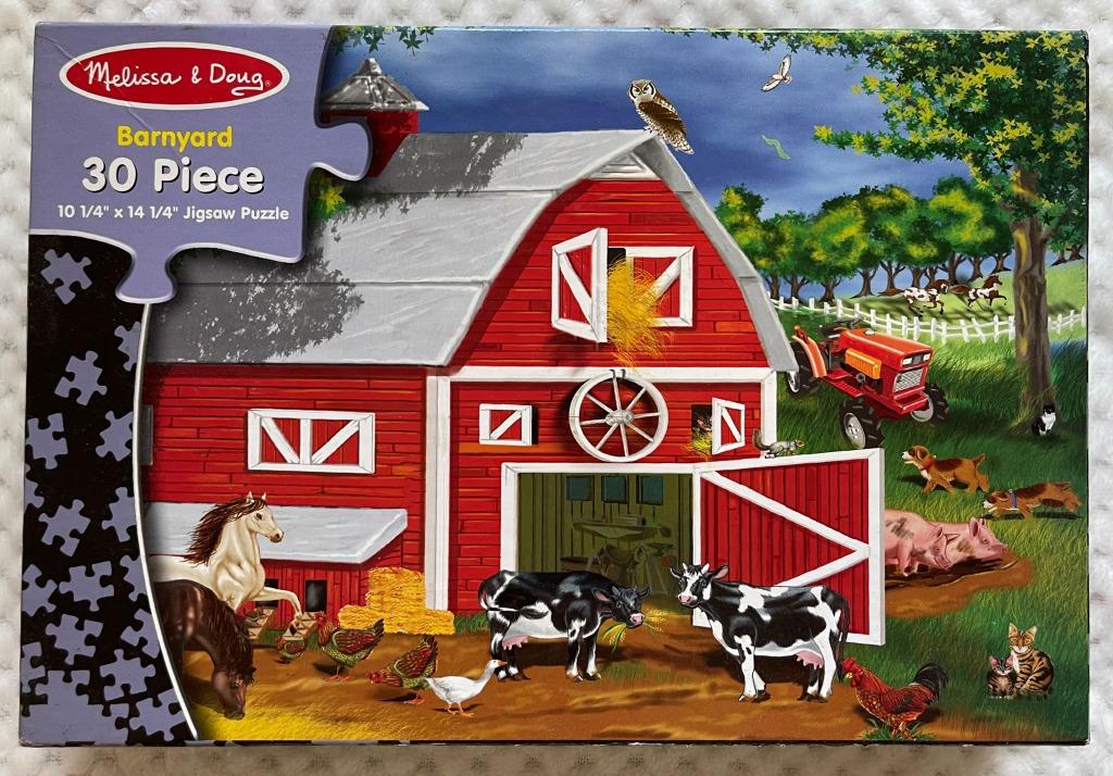 Melissa and doug barnyard puzzle new arrivals