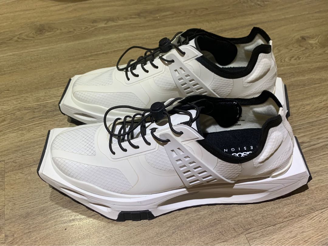 Mens White Sneakers Size 42 EU, Men's 