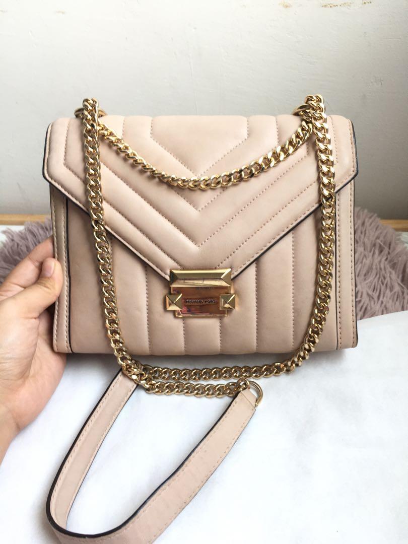 Michael kors whitney quilted satchel store