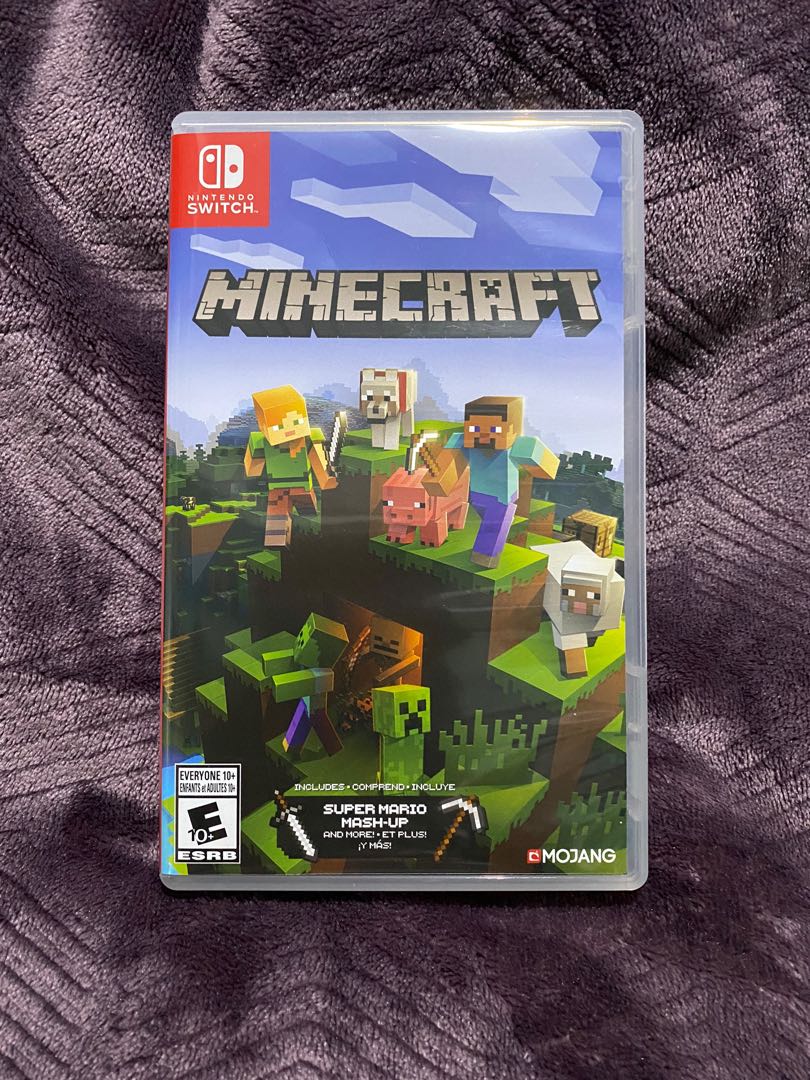 Minecraft Game Card Switch, Video Gaming, Video Games, Nintendo on
