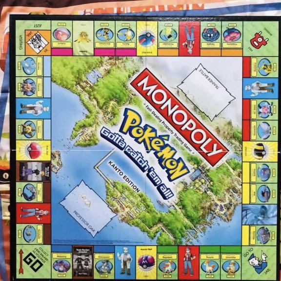 Monopoly Pokemon Kanto Edition - COMPLETE