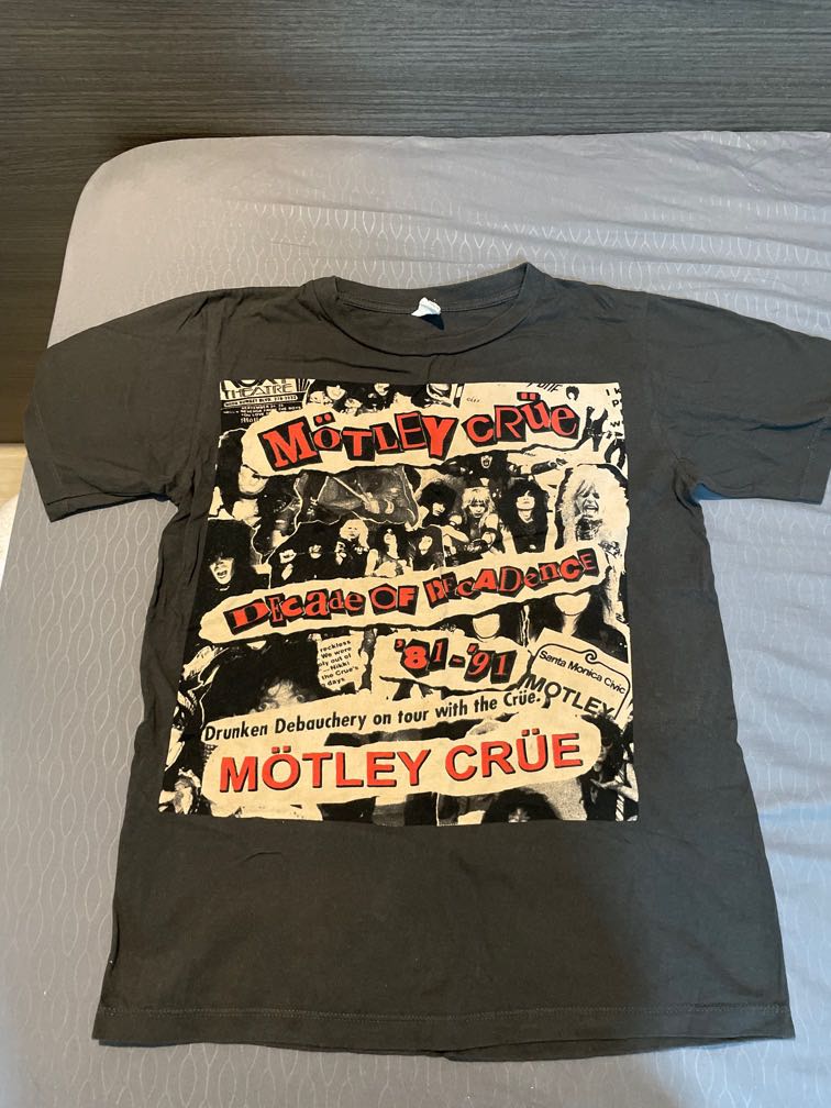 Motley Crue Decade of Decadence Tee 