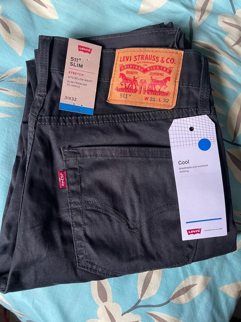 511 size 31 black, Men's Fashion 