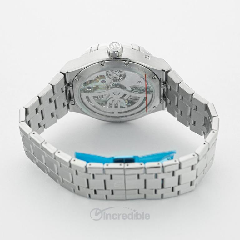 Maurice lacroix aikon sales automatic blue dial