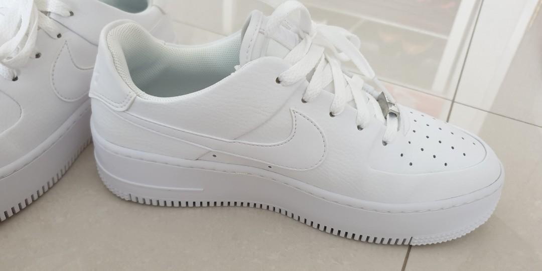 Nike air force 1 new arrivals sage low sneakers in white
