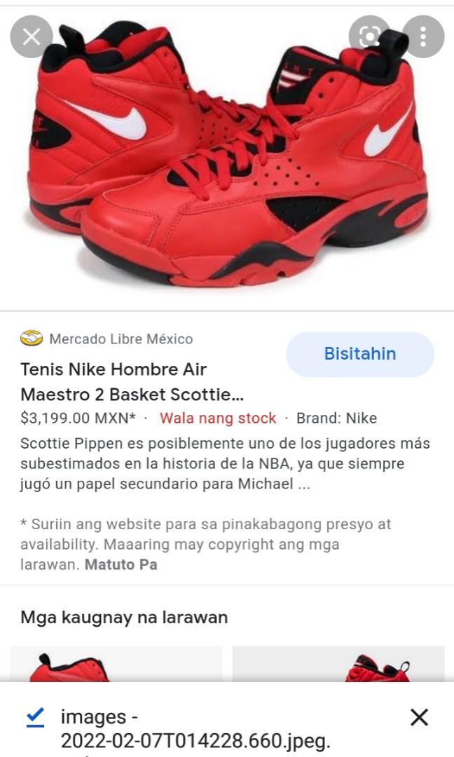 NIKE AIR MAESTRO RED PIPPEN FLIGHT!, Men's Fashion, Footwear, Sneakers on  Carousell