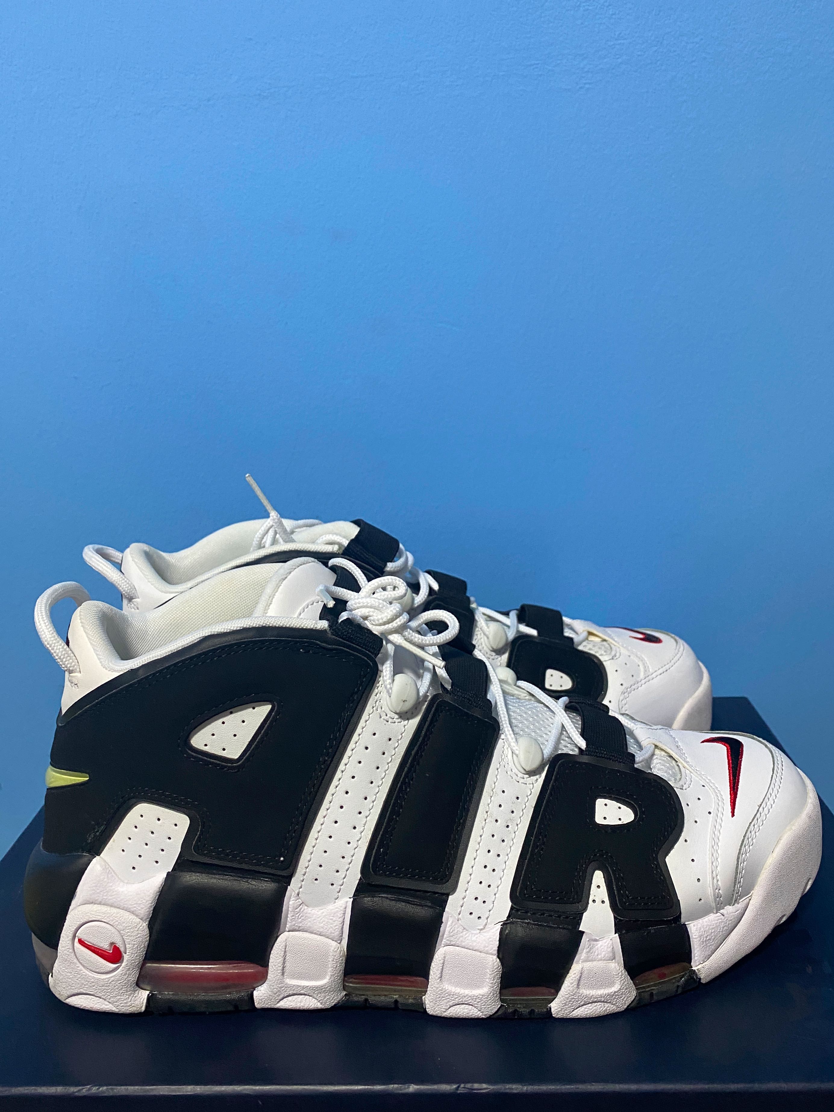 Nike Air More Uptempo Scottie Pippen White Black Red Men s