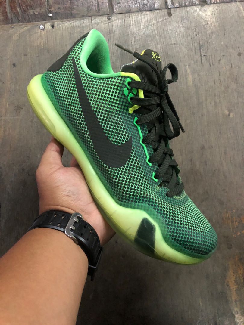 Nike kobe hot sale 10 Green