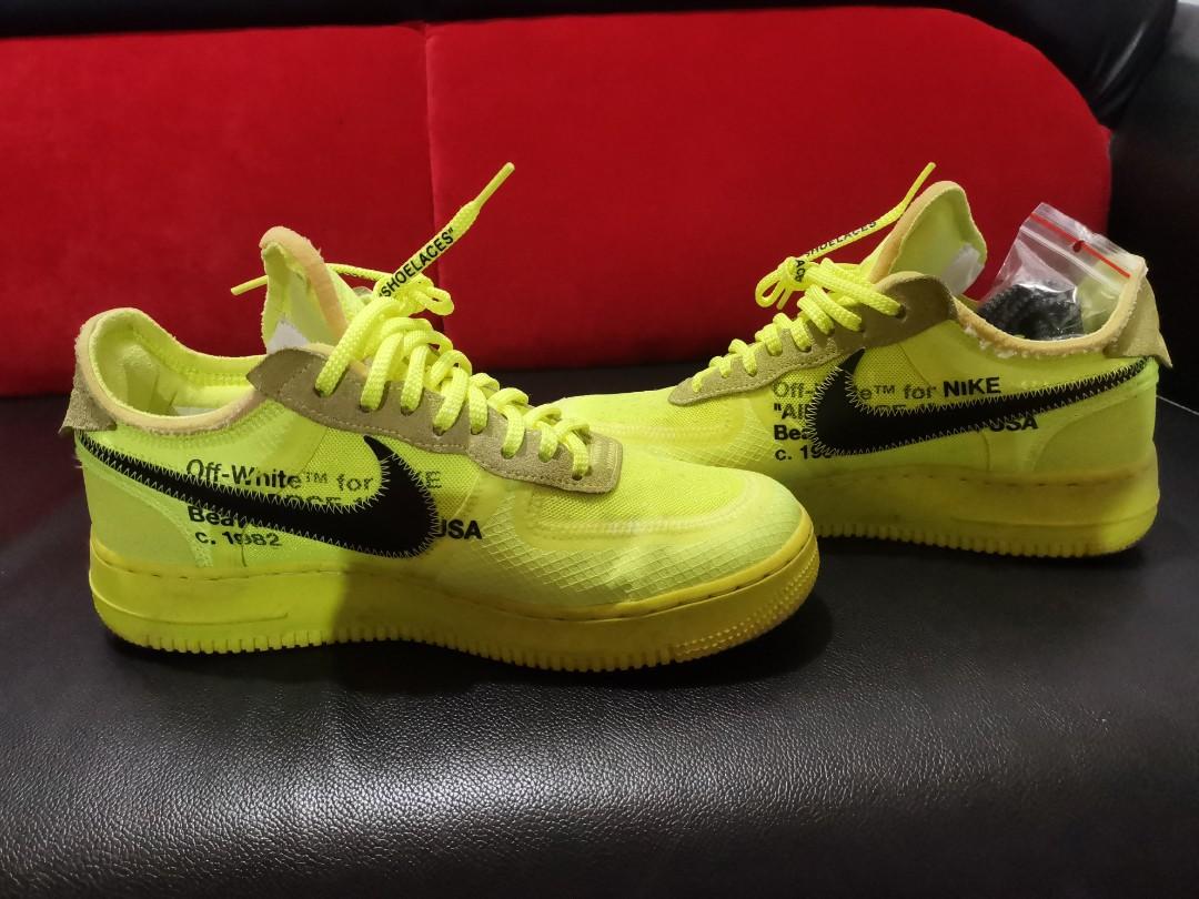 Nike off white volt Men s Fashion Footwear Sneakers on Carousell
