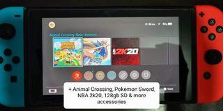 Nintendo Switch V2 + 3 Games