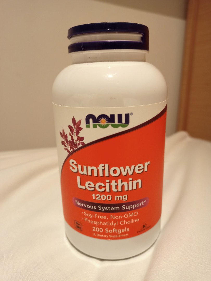 NOW sunflower lecithin for Breastfeeding mums, Health & Nutrition
