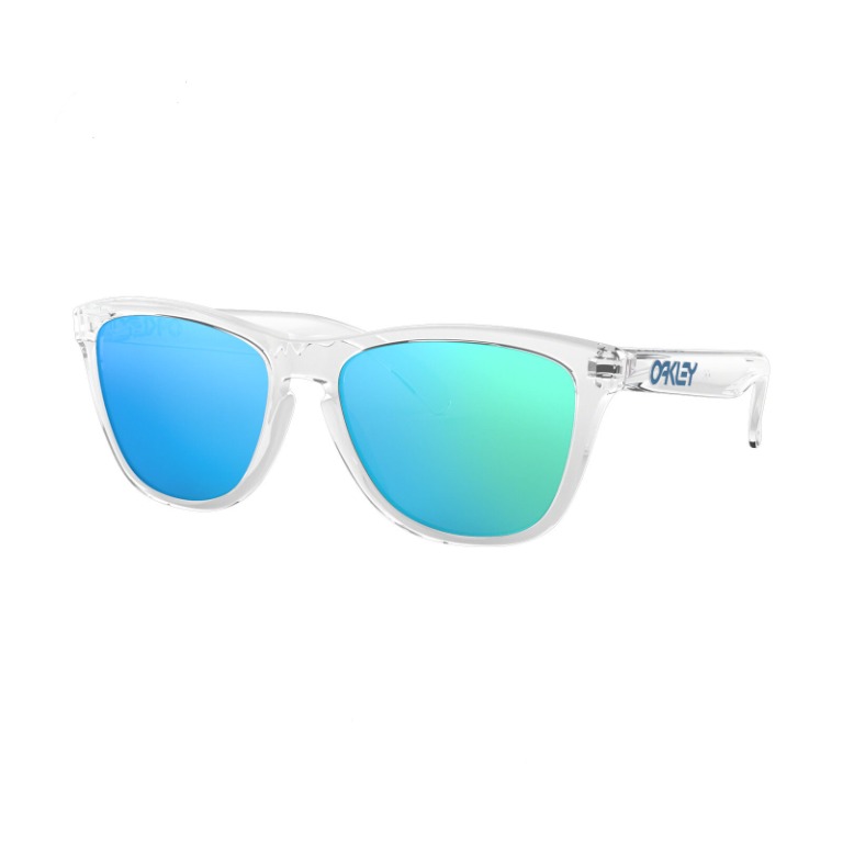 Oakley Frogskins Crystal Collection Polished Clear Sapphire Iridium (Aisa  Fit), Men's Fashion, Watches & Accessories, Sunglasses & Eyewear on  Carousell
